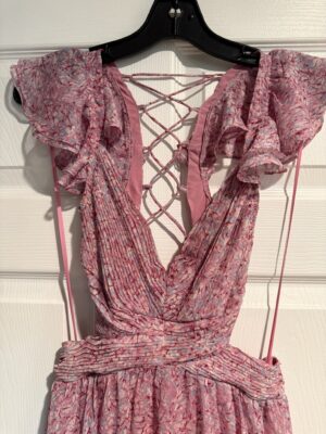 Floral Pink Maxi Dress - Image 2