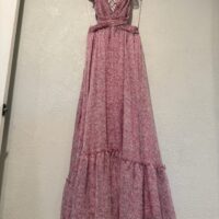 Floral Pink Maxi Dress